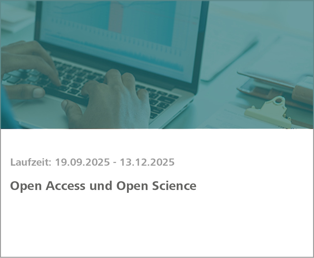 Weiterbildung Open Access & Open Science