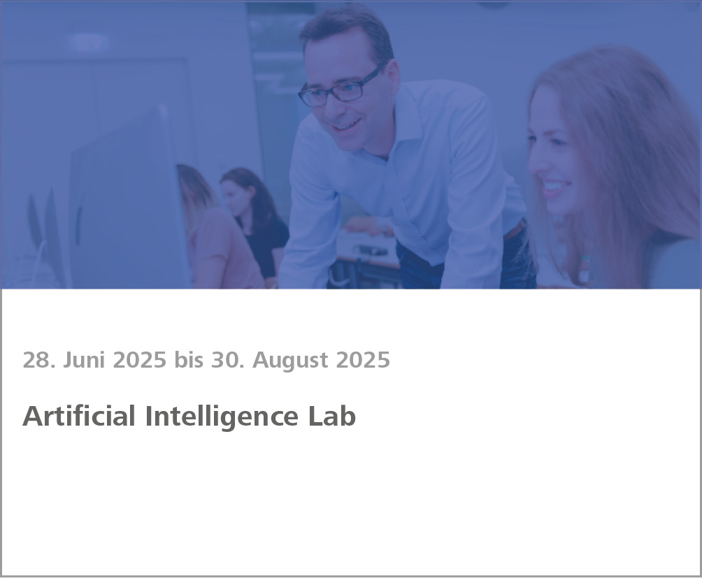 Weiterbildungsmodul Artificial Intelligence Lab