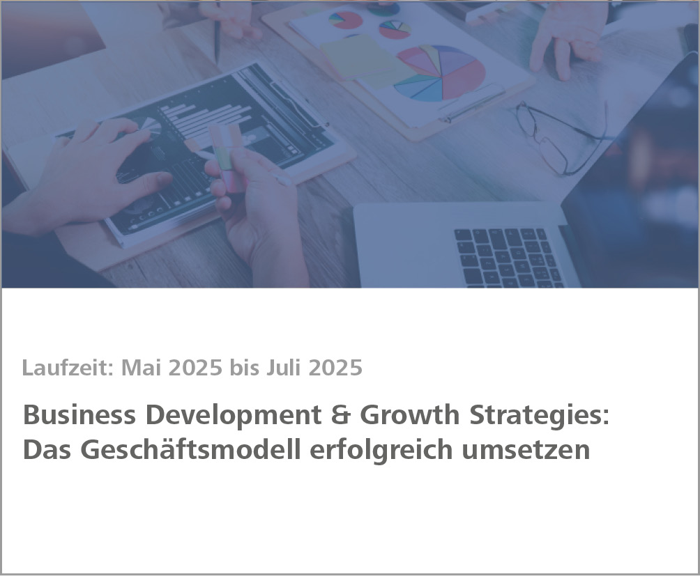 Weiterbildung Business Development & Growth Strategies