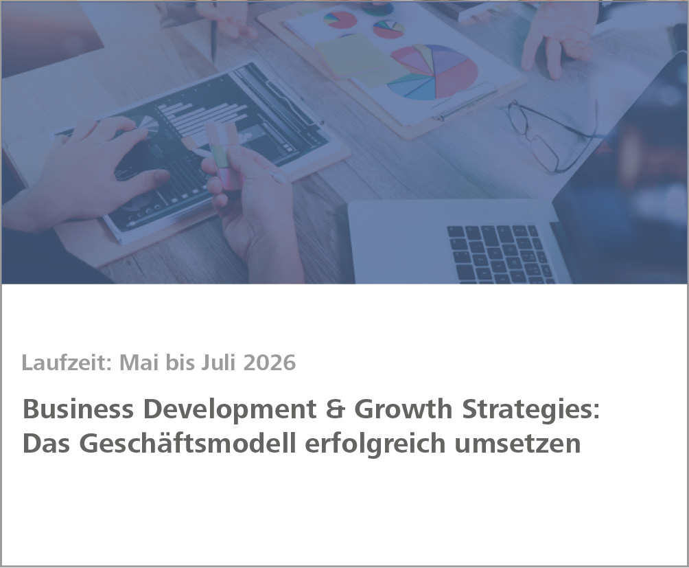 Weiterbildung Business Development & Growth Strategies