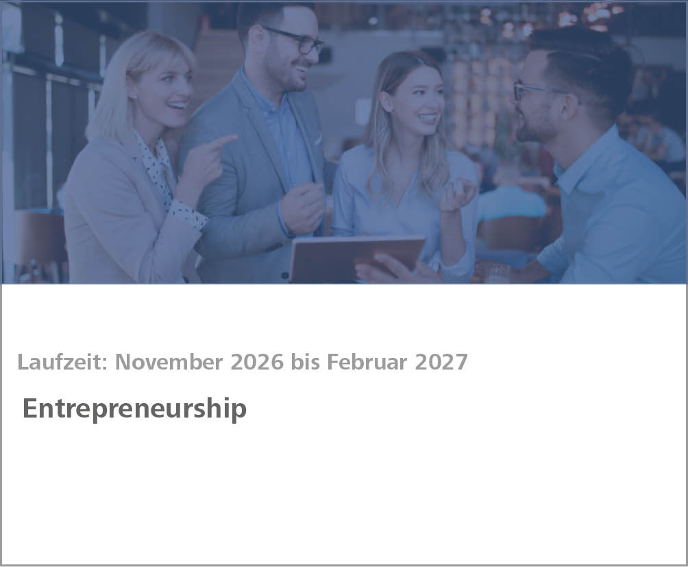 Weiterbildungsmodul Entrepreneurship