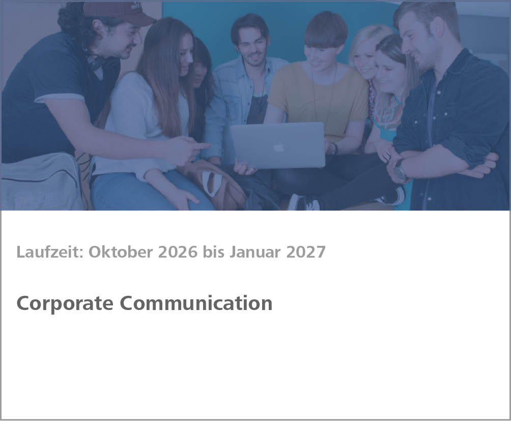 Weiterbildung Corporate Communication
