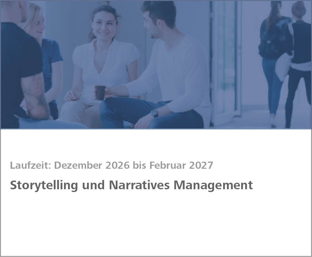 Weiterbildung Storytelling und Narratives Management