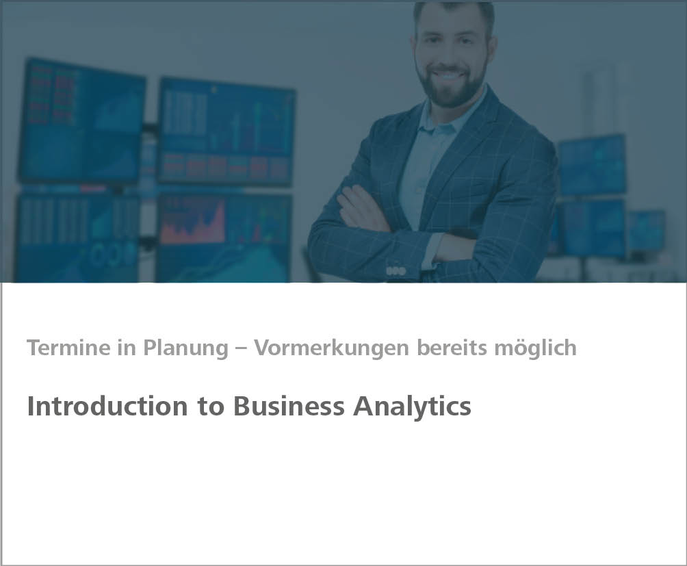 Weiterbildung Introduction to Business Analytics