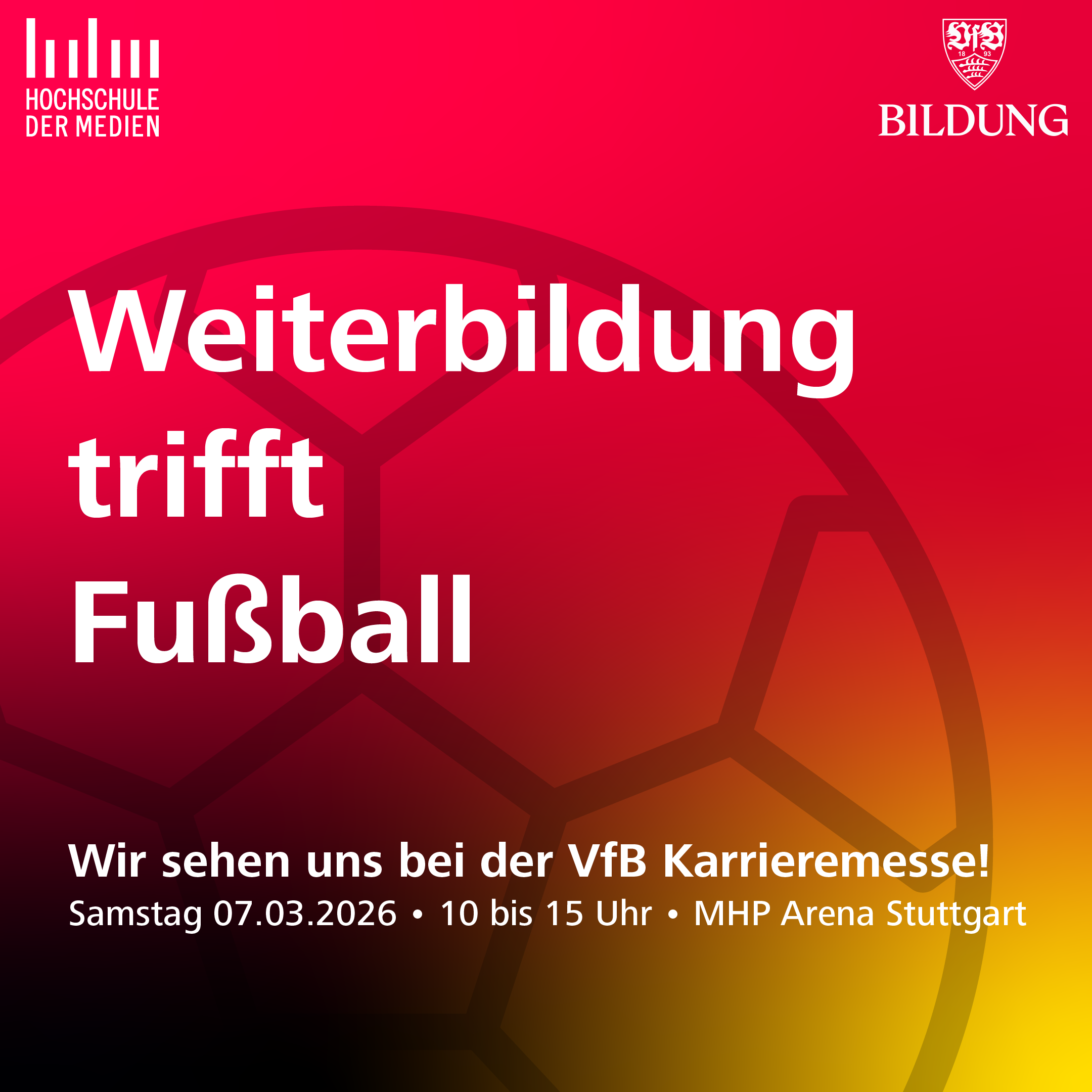 Wir sind Aussteller auf der VfB-Karrieremesse 2026 in Stuttgart